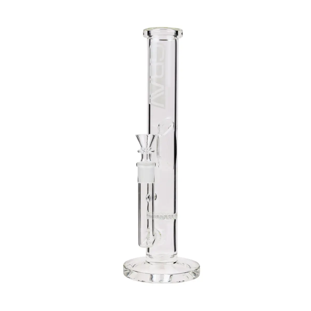 Grav | White - Stemless Percolator Glass Bong