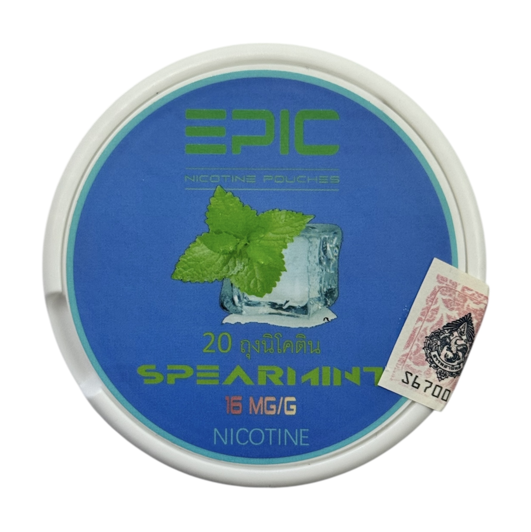 Snus Epic Spearmint 16 mg/g