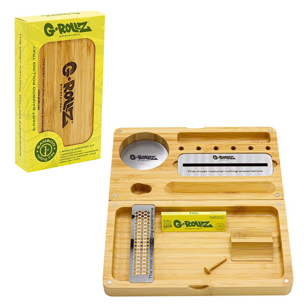 G-Rollz Bamboo Rolling Tray