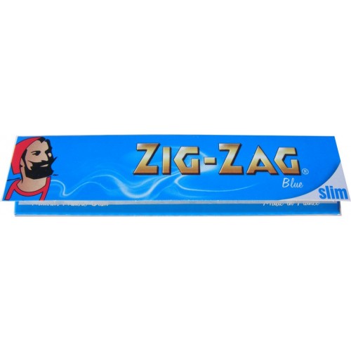 Zig Zag Rolling Paper King size slim | Blue