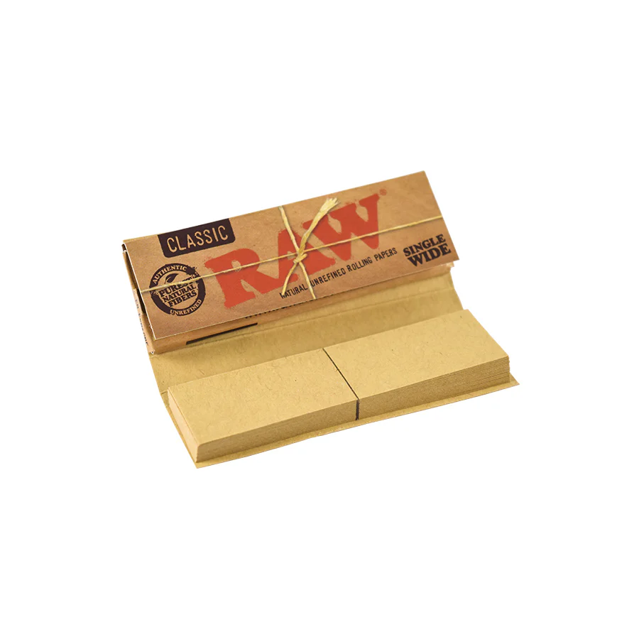 RAW | Classic Connoisseur - 1 1/4 Rolling Paper w/ Tip